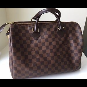 Authentic Louis Vuitton Speedy 35 Danielle Ebene